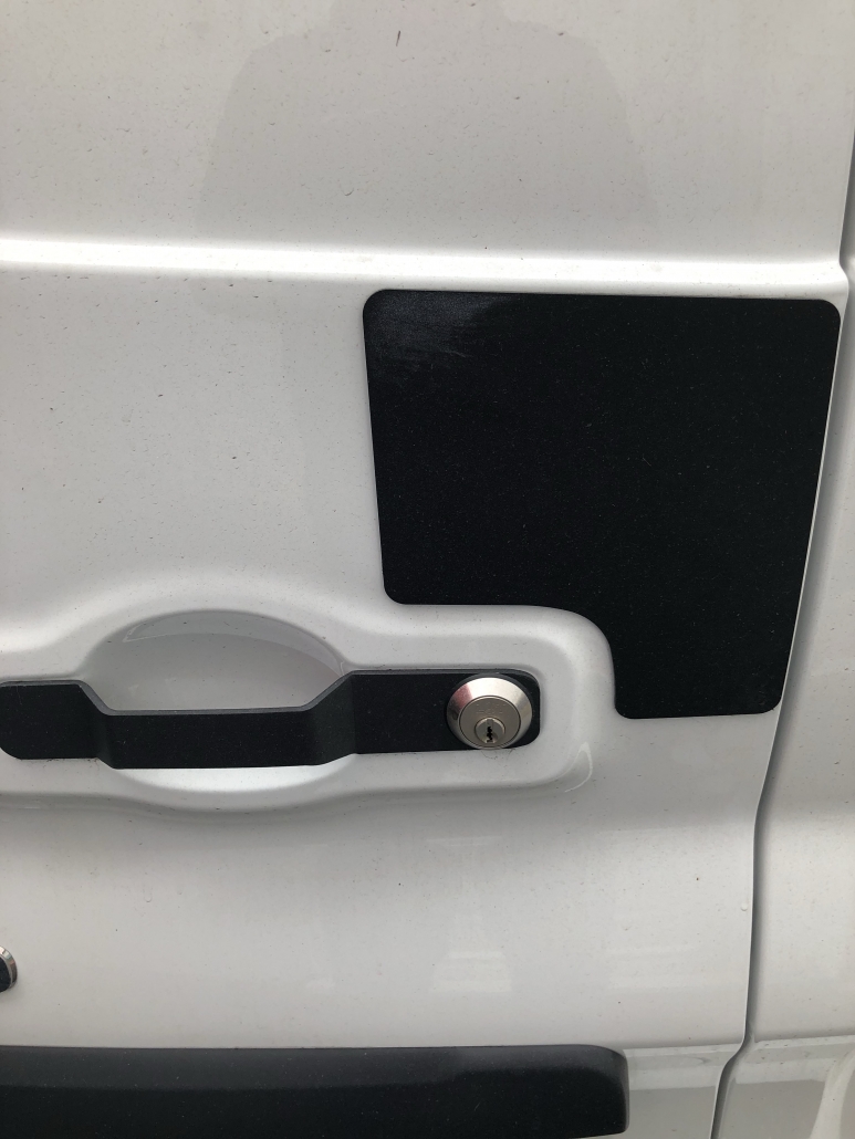 Vauxhall vivaro / Renault Traffic rear door plate  Locks and Tools Ltd